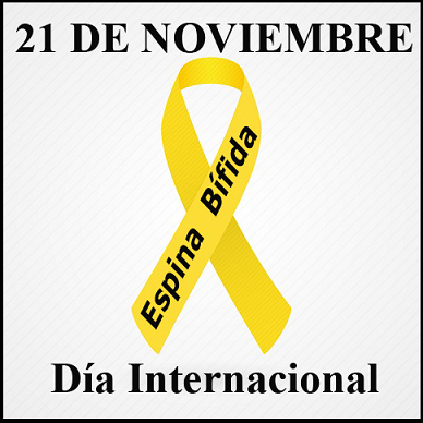 cinta amarilla 21 de noviembre día internacional de la espina bifida